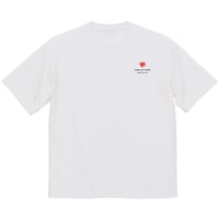 ＜KING OF FARM（二軍の帝王）ハートロゴ ビッグシルエットTシャツ＞ホワイト