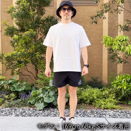 ハーフパンツ＜I'm IMANAMI Class＞ ブラック×ワッペン（ブラック）