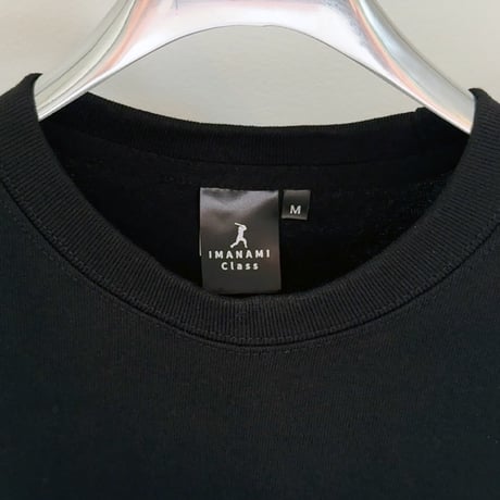 ビッグシルエットTシャツ＜I'm IMANAMI Class＞ブラック×白文字（プリント）