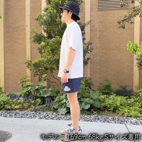 ハーフパンツ＜I'm IMANAMI Class＞ ネイビー×ワッペン（ブルー）