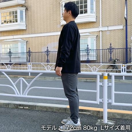 ＜KING OF FARM（二軍の帝王）ロンT＞ブラック×白文字 ビッグシルエット