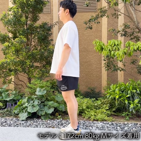 ハーフパンツ＜I'm IMANAMI Class＞ ブラック×ワッペン（ブラック）
