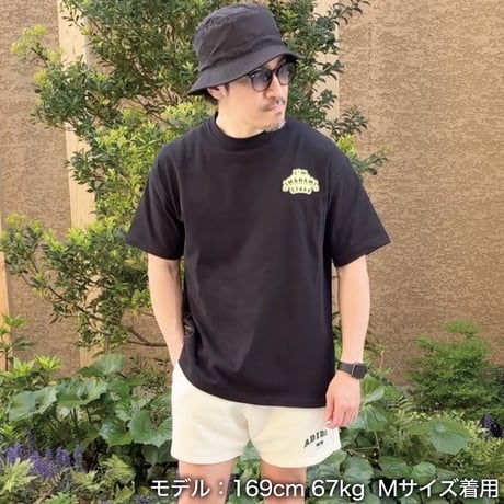 ビッグシルエットTシャツ＜I'm IMANAMI Class＞ブラック×ワッペン（イエロー）