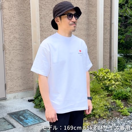 ＜IMANAMI Class ハートロゴ ビッグシルエットTシャツ＞ホワイト