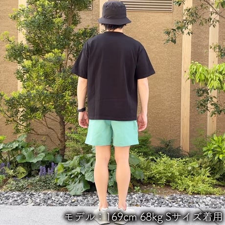ハーフパンツ＜I'm IMANAMI Class＞ グリーン×ワッペン（ホワイト）