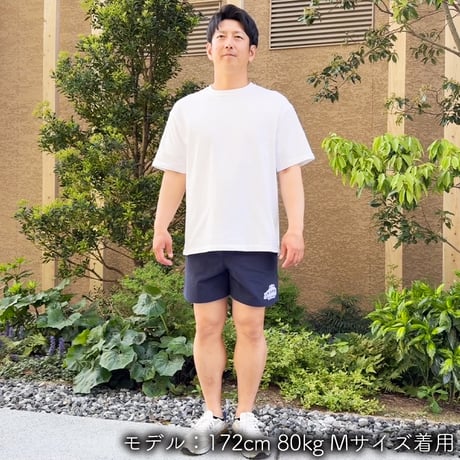 ハーフパンツ＜I'm IMANAMI Class＞ ネイビー×ワッペン（ブルー）