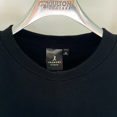 ビッグシルエットTシャツ＜I'm IMANAMI Class＞ブラック×ワッペン（ピンク）