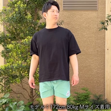 ハーフパンツ＜I'm IMANAMI Class＞ グリーン×ワッペン（ホワイト）