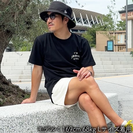 Tシャツ＜I'm IMANAMI Class＞ブラック×白文字 ノーマルシルエット