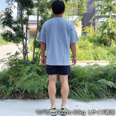 ビッグシルエットTシャツ＜KING OF FARM（二軍の帝王）＞ブルー×白文字