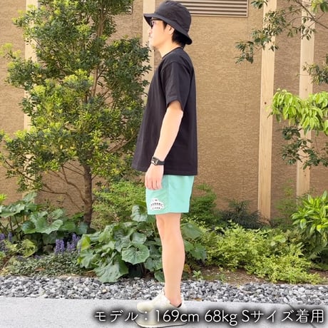 ハーフパンツ＜I'm IMANAMI Class＞ グリーン×ワッペン（ホワイト）