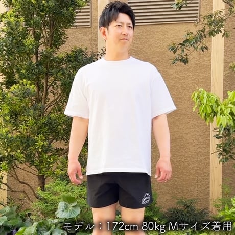 ハーフパンツ＜I'm IMANAMI Class＞ ブラック×ワッペン（ブラック）