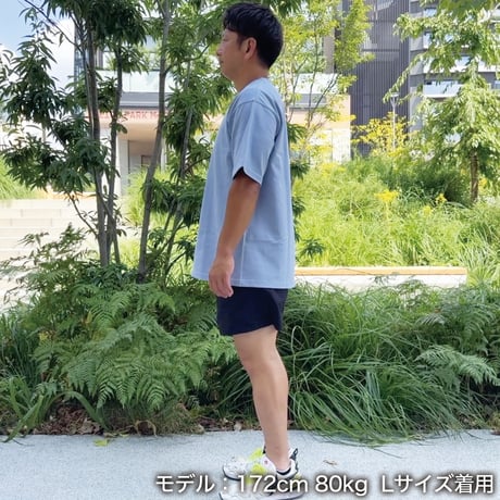 ビッグシルエットTシャツ＜KING OF FARM（二軍の帝王）＞ブルー×白文字