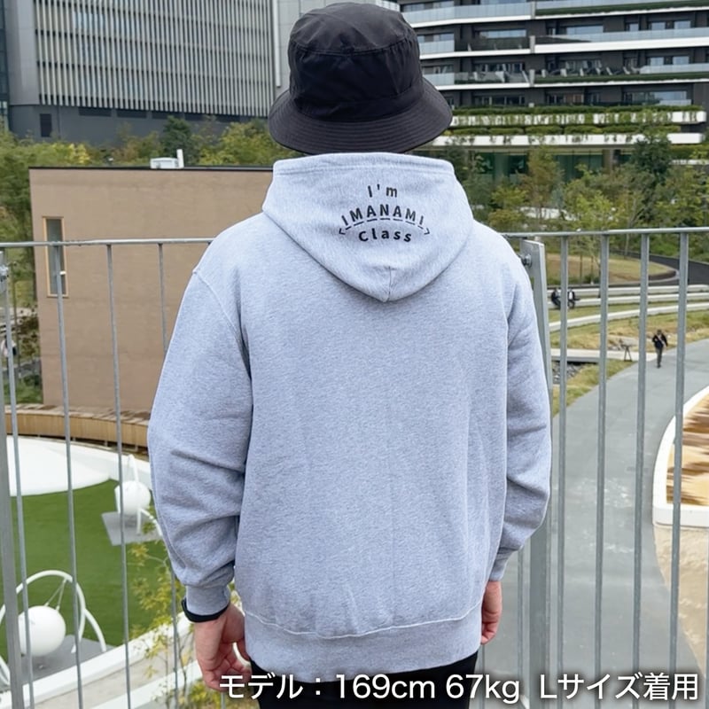 SOLグレーパーカーM VINTAGE FADED ZIP PARKA（パーカー）｜WYM LIDNM（ウィム バイ