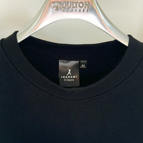ビッグシルエットTシャツ＜I'm IMANAMI Class＞ブラック×ワッペン（ブラック）