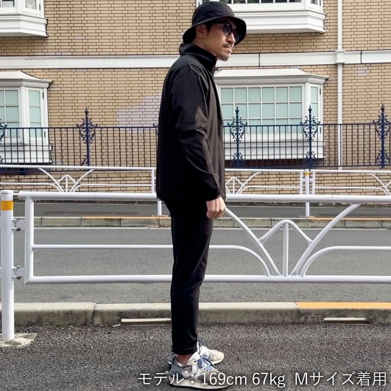 ナイロンジャケット＜I'm IMANAMI Class＞ブラック×ワッペン（ホワイト