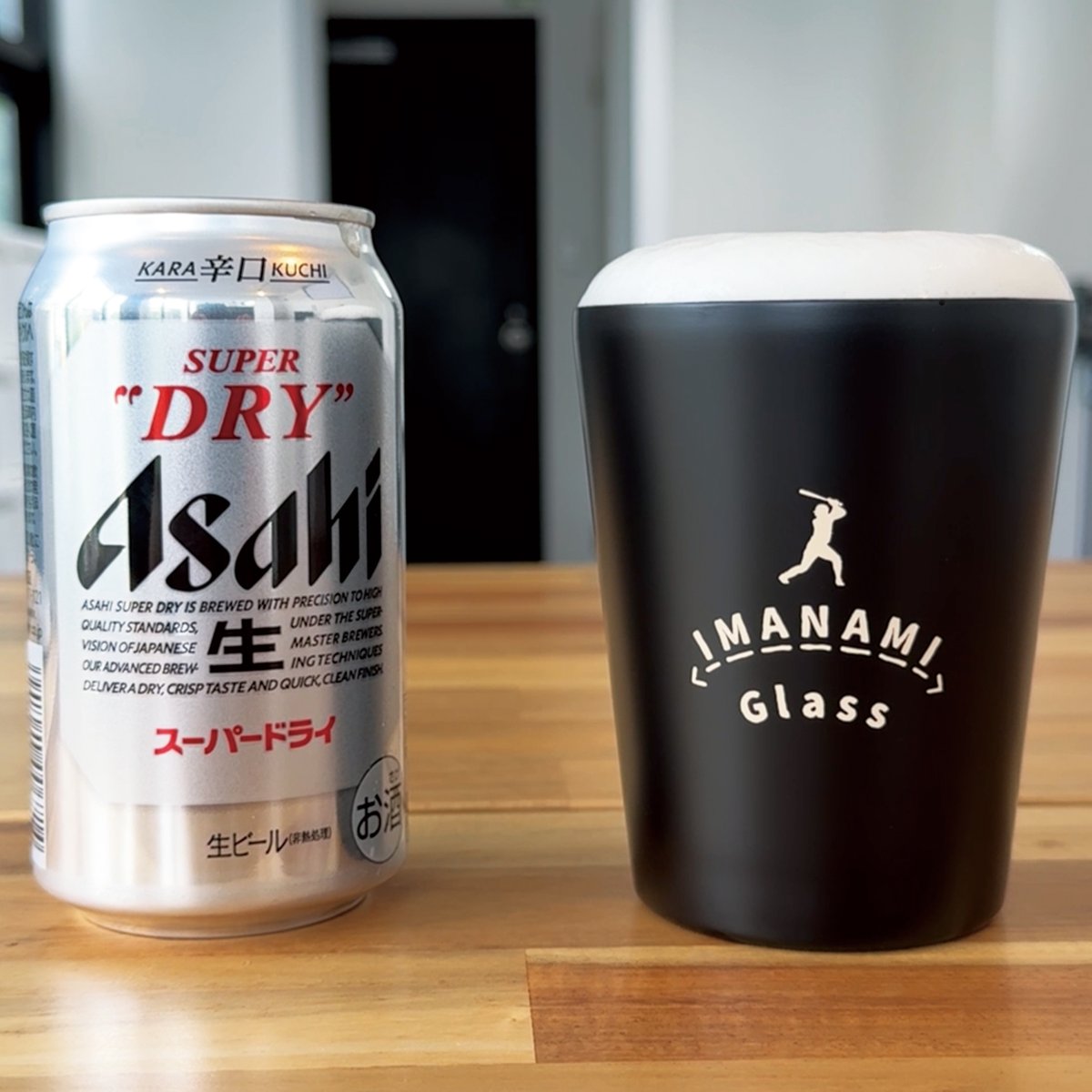 ステンレスサーモタンブラー360ml＜IMANAMI Glass＞マットブラック×ゴールド