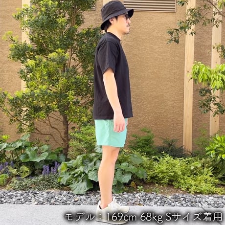 ハーフパンツ＜I'm IMANAMI Class＞ グリーン×ワッペン（ホワイト）