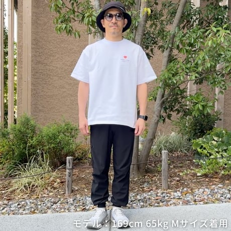 ＜KING OF FARM（二軍の帝王）ハートロゴ ビッグシルエットTシャツ＞ホワイト