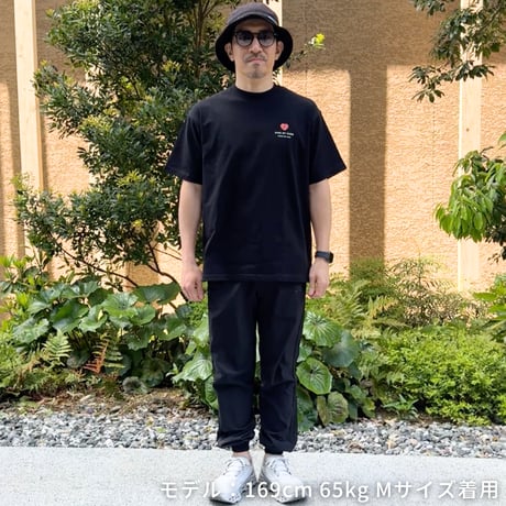 ＜KING OF FARM（二軍の帝王）ハートロゴ ビッグシルエットTシャツ＞ブラック