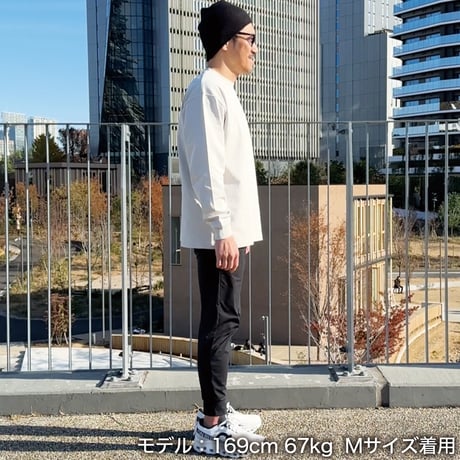 ロングスリーブTシャツ＜I'm IMANAMI Class＞グレー×黒文字 ビッグシルエット