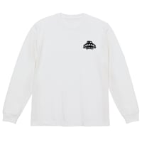 ロングスリーブTシャツ＜I'm IMANAMI Class＞ホワイト×ブラックワッペン ビッグシルエット