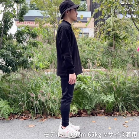 ロングスリーブTシャツ＜I'm IMANAMI Class＞ブラック×ピンクワッペン ビッグシルエット