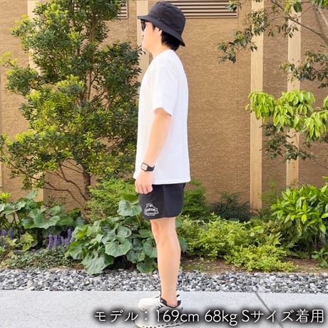 ハーフパンツ＜I'm IMANAMI Class＞ ブラック×ワッペン（ブラック）