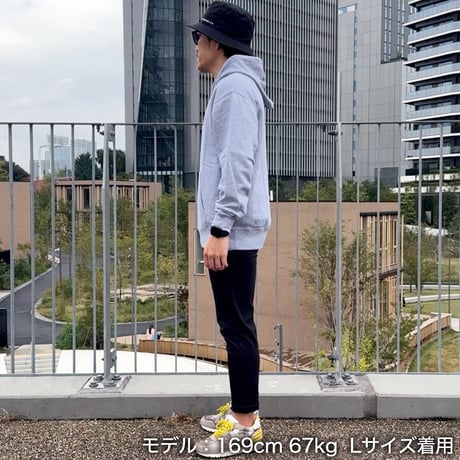 プルオーバー パーカー＜I'm IMANAMI Class＞グレー×黒文字