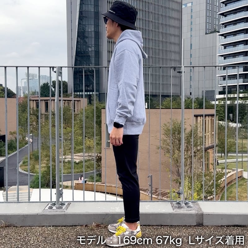 プルオーバー パーカー＜I'm IMANAMI Class＞グレー×黒文字 | IMANAMI