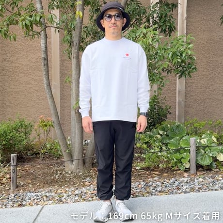 ＜KING OF FARM（二軍の帝王）ハートロゴ ロンT＞ホワイト
