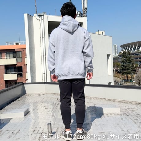 ＜KING OF FARM（二軍の帝王）パーカー＞グレー×黒文字