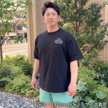 ビッグシルエットTシャツ＜I'm IMANAMI Class＞ブラック×ワッペン（ブラック）