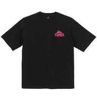 ビッグシルエットTシャツ＜I'm IMANAMI Class＞ブラック×ワッペン（ピンク）