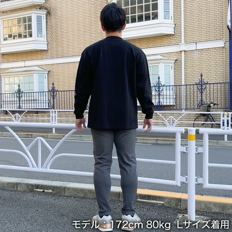 ＜KING OF FARM（二軍の帝王）ロンT＞ブラック×白文字 ビッグシルエット