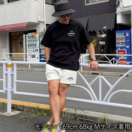 ビッグシルエットTシャツ＜I'm IMANAMI Class＞ブラック×白文字（プリント）
