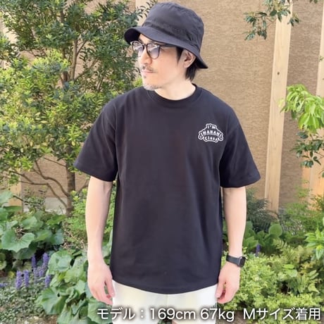 ビッグシルエットTシャツ＜I'm IMANAMI Class＞ブラック×ワッペン（ブラック）