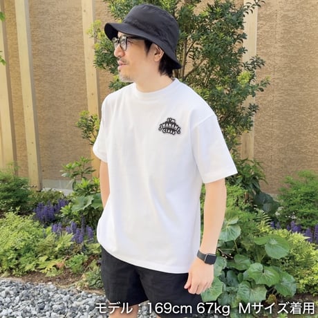 ビッグシルエットTシャツ＜I'm IMANAMI Class＞ホワイト×ワッペン（ブラック）