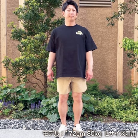 ビッグシルエットTシャツ＜I'm IMANAMI Class＞ブラック×ワッペン（イエロー）