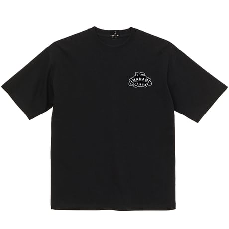 ビッグシルエットTシャツ＜I'm IMANAMI Class＞ブラック×ワッペン（ブラック）