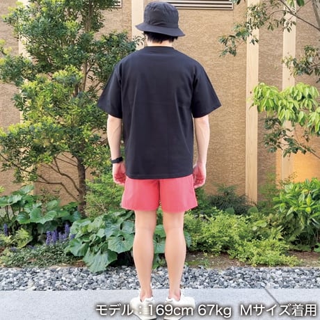ビッグシルエットTシャツ＜I'm IMANAMI Class＞ブラック×ワッペン（ピンク）