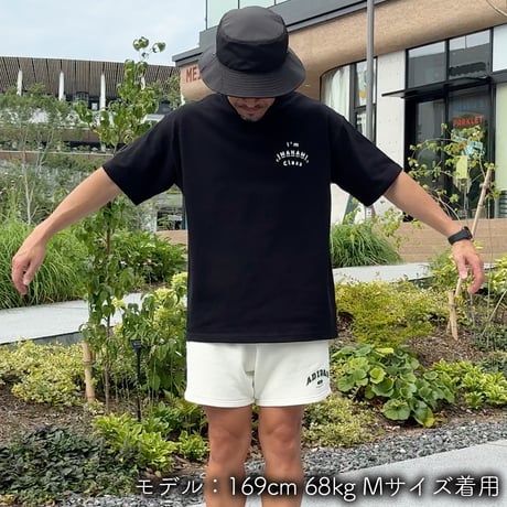 ビッグシルエットTシャツ＜I'm IMANAMI Class＞ブラック×白文字（プリント）