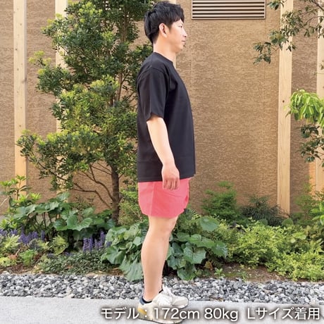 ビッグシルエットTシャツ＜I'm IMANAMI Class＞ブラック×ワッペン（ピンク）