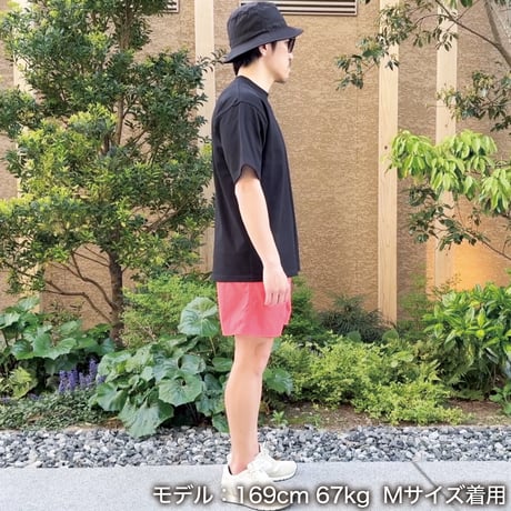 ビッグシルエットTシャツ＜I'm IMANAMI Class＞ブラック×ワッペン（ピンク）