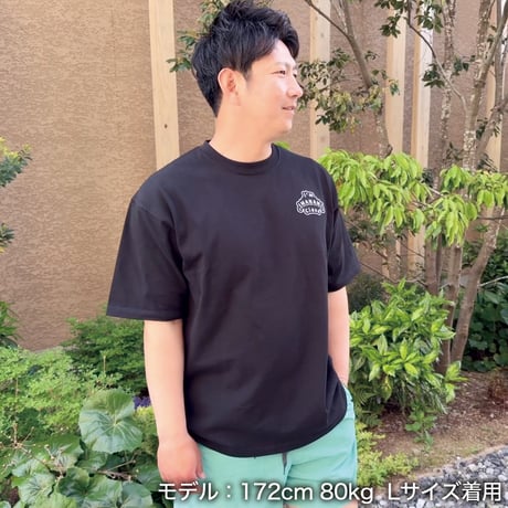 ビッグシルエットTシャツ＜I'm IMANAMI Class＞ブラック×ワッペン（ブラック）
