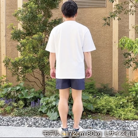 ビッグシルエットTシャツ＜I'm IMANAMI Class＞ホワイト×ワッペン（ブルー）