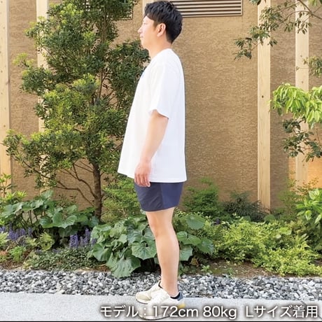 ビッグシルエットTシャツ＜I'm IMANAMI Class＞ホワイト×ワッペン（ブルー）