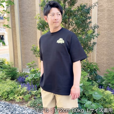 ビッグシルエットTシャツ＜I'm IMANAMI Class＞ブラック×ワッペン（イエロー）