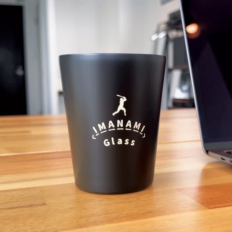 ステンレスサーモタンブラー360ml＜IMANAMI Glass＞マットブラック×ゴールド