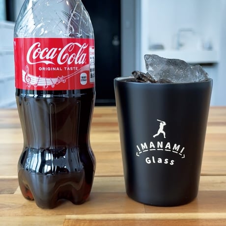 ステンレスサーモタンブラー360ml＜IMANAMI Glass＞マットブラック×ゴールド
